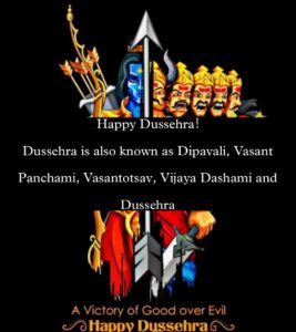 Happy Dussehra wishes to family